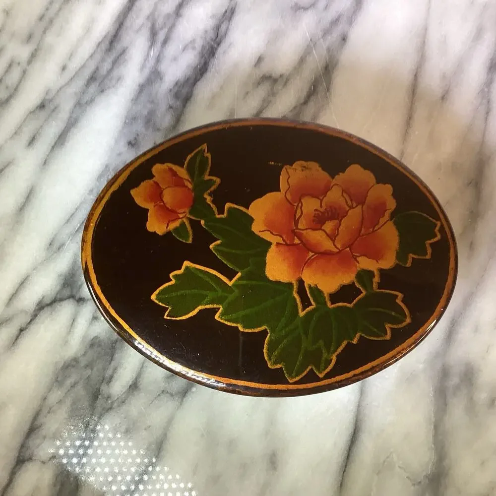 Vintage Laquered Trinket Box